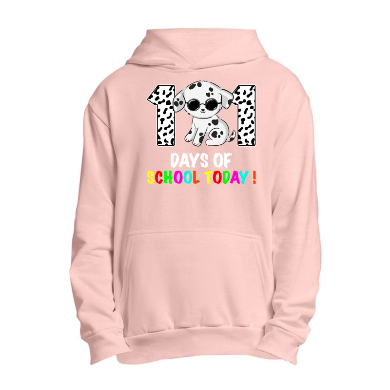 101 Days Of School Cute Dal.matian Leopard For Boys Kids Urban Pullover Hoodie | Artistshot