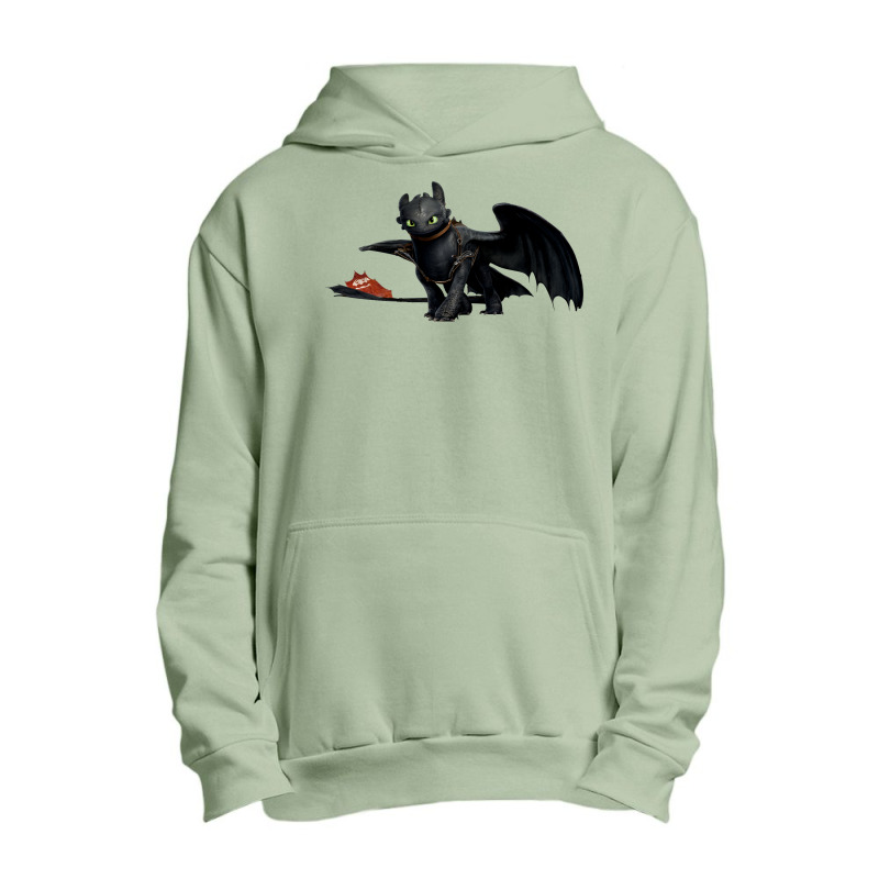 Dragon Toothless Red Tail Urban Pullover Hoodie | Artistshot