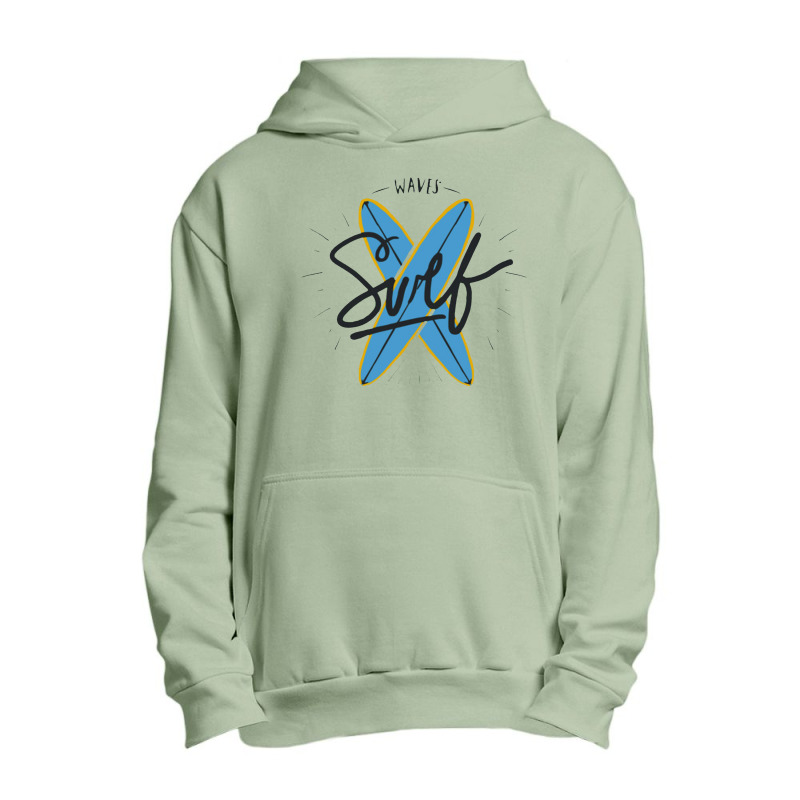 Waves Surf Urban Pullover Hoodie | Artistshot