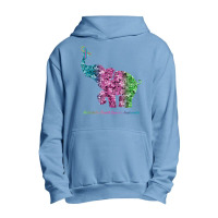 Elephant With Flower Metastatic Breast Cancer Awareness T Shirt Urban Pullover Hoodie | Artistshot