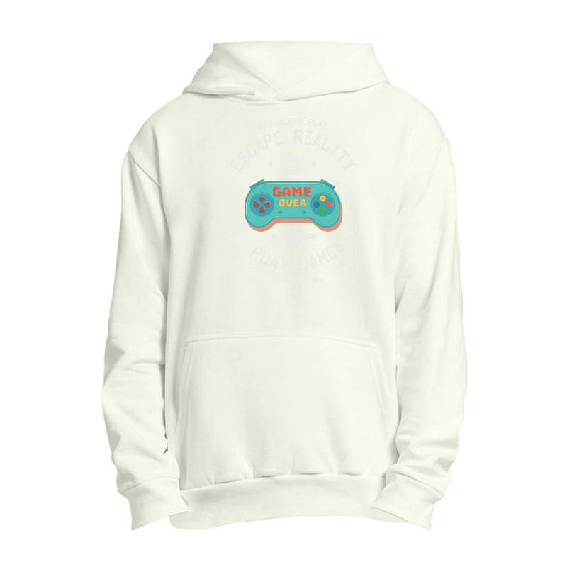 Game Over Lets Play Again Urban Pullover Hoodie by cagurdenny | Artistshot