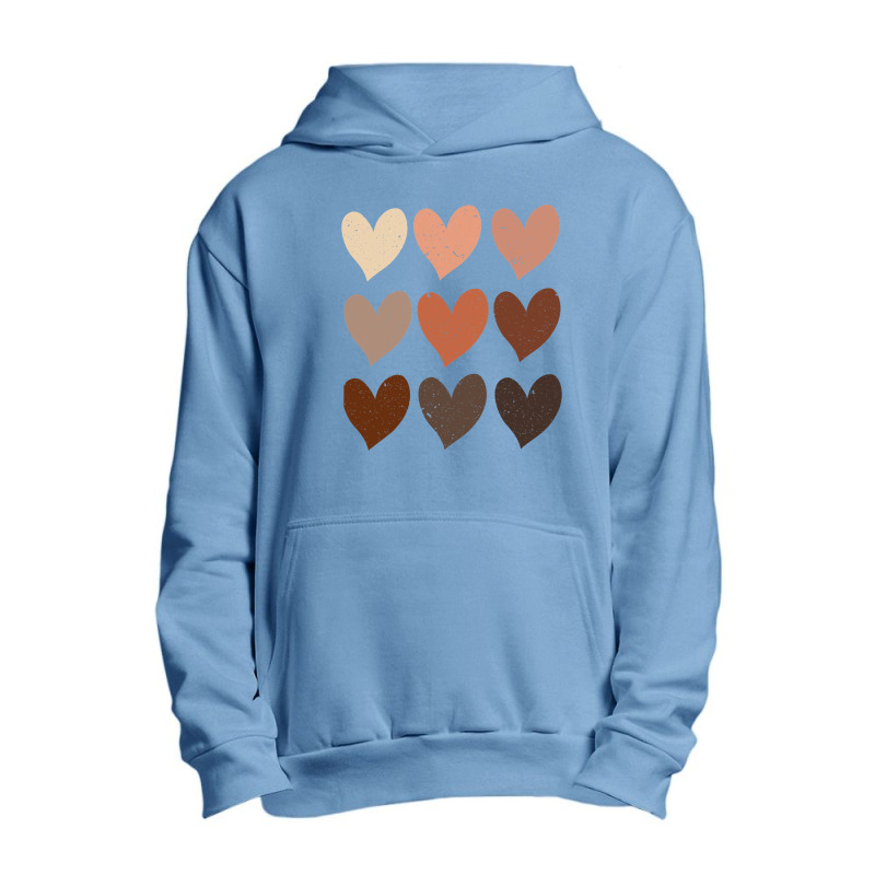 Diversity Hearts, Skin Tone Hearts Urban Pullover Hoodie | Artistshot