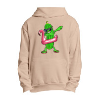 Dabbing Cucumber Pickle Flamingo Float Summer Tropical Fruit T Shirt Urban Pullover Hoodie | Artistshot