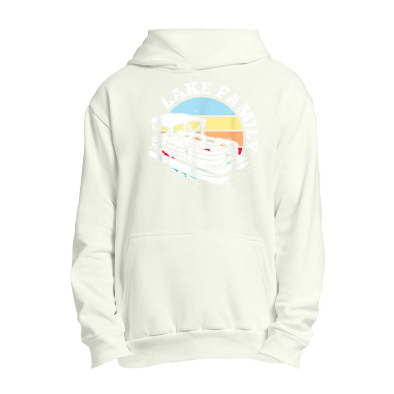 Lake Family Boating Weekend Summer Pontoon Boat Dad Mom T Shirt Urban Pullover Hoodie | Artistshot