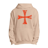 Knights Templar Cross Order Of Solomon's Temple Crusader Urban Pullover Hoodie | Artistshot