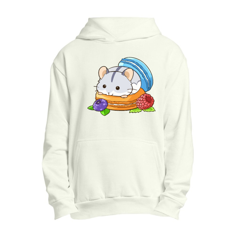 Macaron Dwarf Hamster Urban Pullover Hoodie by marceliana | Artistshot