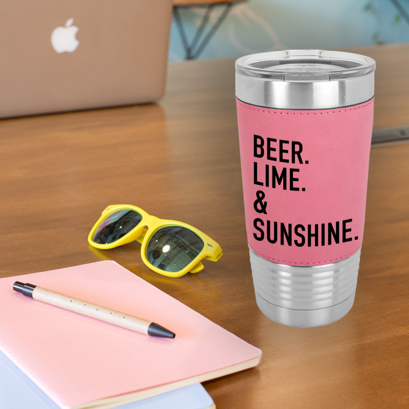 Beer Lime And Sunshine [tw] Leatherette Tumbler | Artistshot