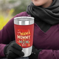 Womens Funny I Went From Mama To Mommy To Mom To Bruh Mother's Day T S Leatherette Tumbler | Artistshot