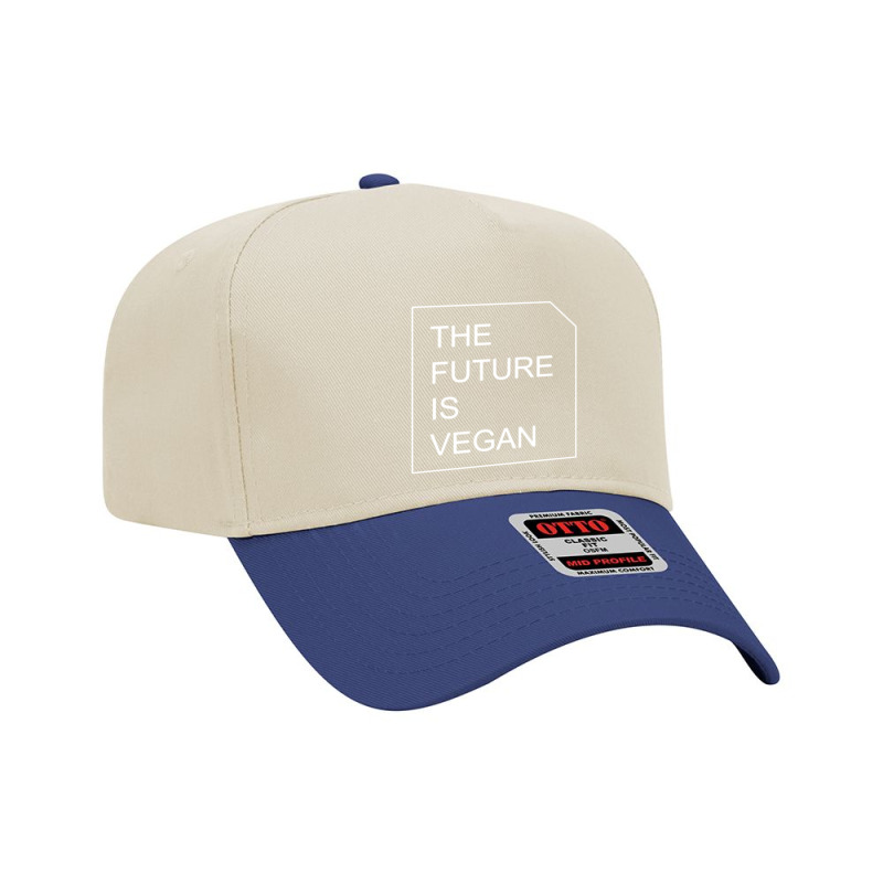 The Future Is Vegan Adjustable Baseball Cap by Richard Art | Artistshot