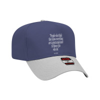 Isaac Asimov - People Who Think They Know Everything Adjustable Baseball Cap | Artistshot