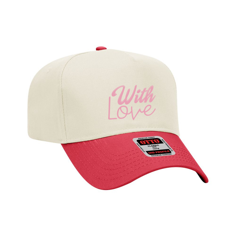 With Love Adjustable Baseball Cap | Artistshot