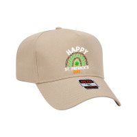 Funny St Patrick's Day Rainbow Adjustable Baseball Cap | Artistshot