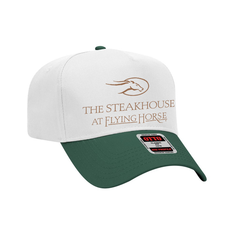 Flying Horse Steakhouse Adjustable Baseball Cap by reagan | Artistshot