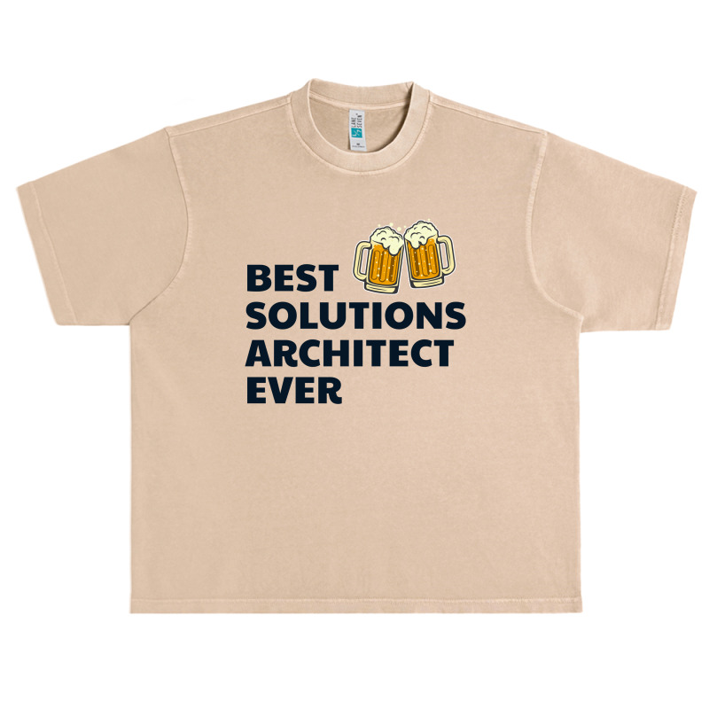 Solution Architect Architecture Beer Drinking Architectural Funny Urban Heavy T-shirt | Artistshot