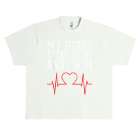 My Heart Attacked Me And I Won Design Hearts Still Beating T Shirt Urban Heavy T-shirt | Artistshot