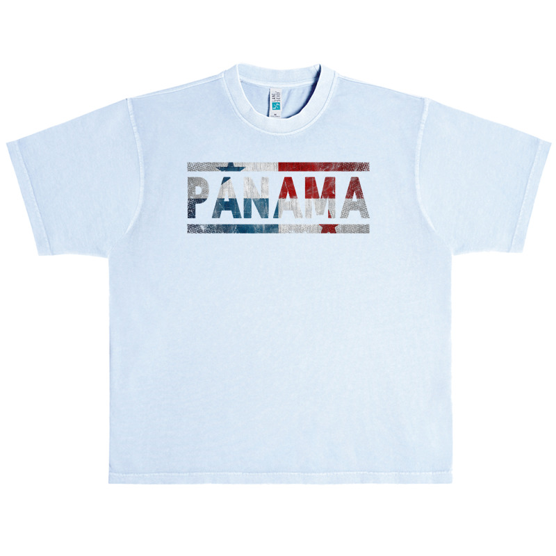 Panama Retro Flag T Shirt Panamanian Distressed Graphic T Shirt Urban Heavy T-shirt by johnjosephmenk | Artistshot