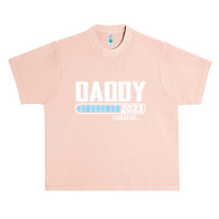 Mens New Dad 1st Time Dad Est 2023 Promoted To Daddy 2023 Father Urban Heavy T-shirt | Artistshot