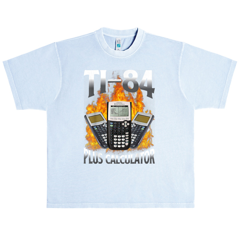 Ti 84 Plus Calculator Funny Math Teacher T Shirt Urban Heavy T-shirt by erinlorrai | Artistshot