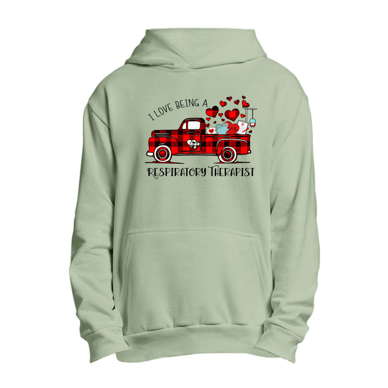 Respiratory Therapist Rt Valentines Buffalo Plaid Truck Urban Pullover Hoodie | Artistshot