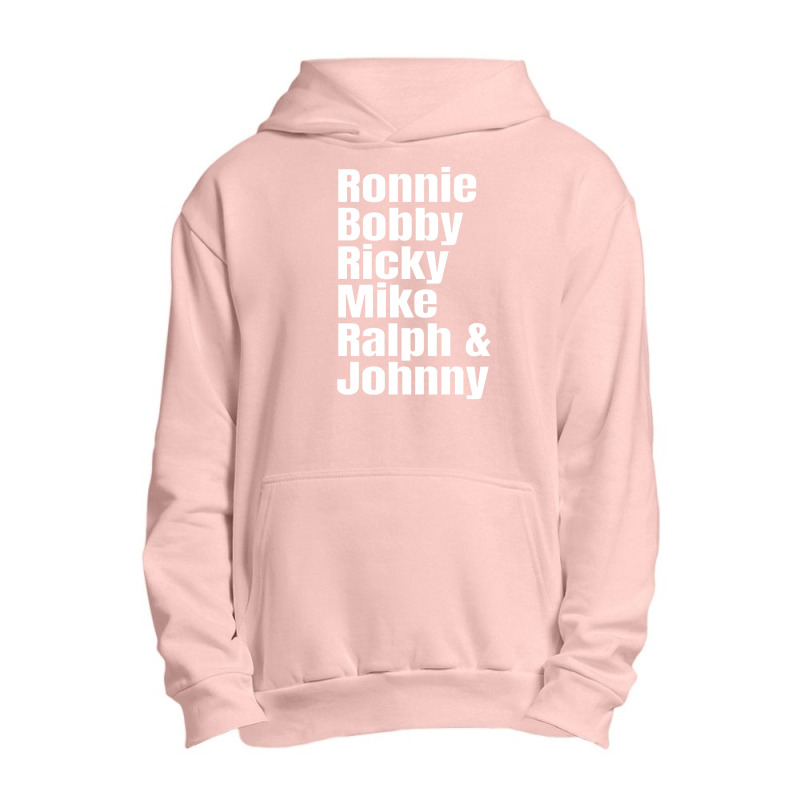 Ronnie Bobby Ricky Mike Ralph And Johnny Urban Pullover Hoodie | Artistshot