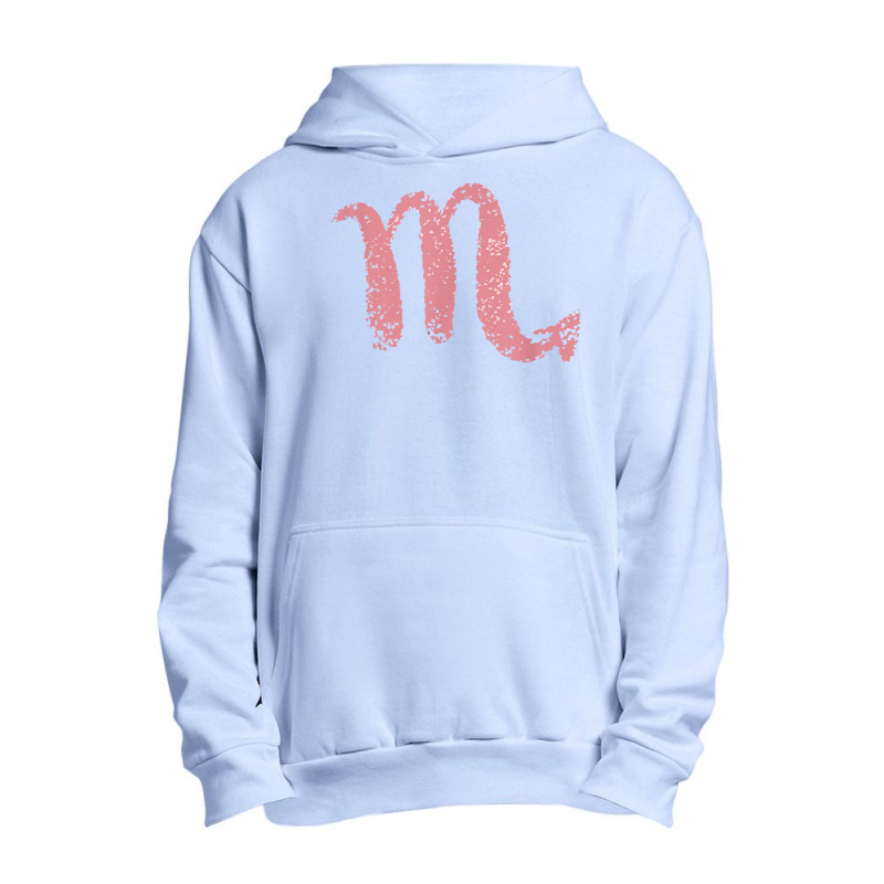 Rose Pink Colored Scorpio Zodiac Astrology Sign T Shirt Urban Pullover Hoodie | Artistshot