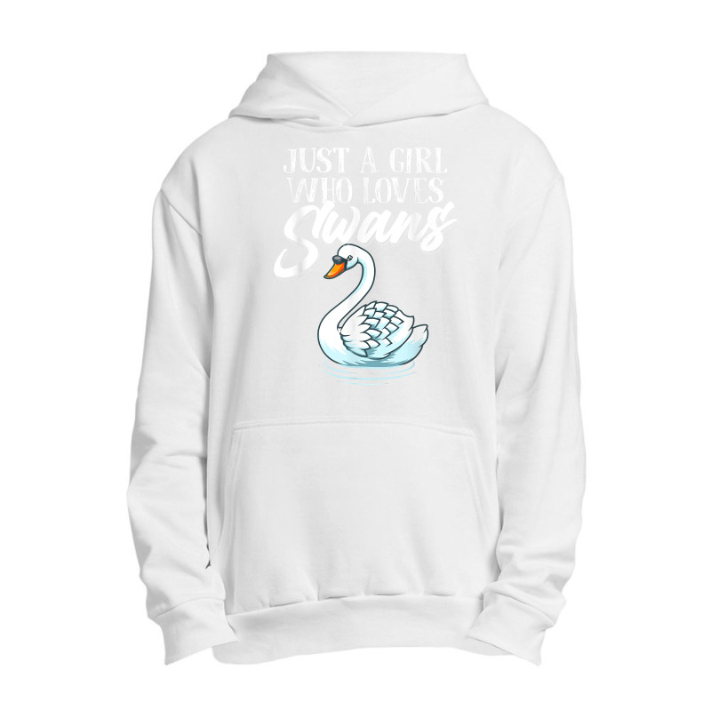 Cool Swan For Women Girls Tundra Trumpeter Swans Lake Animal T Shirt Urban Pullover Hoodie | Artistshot