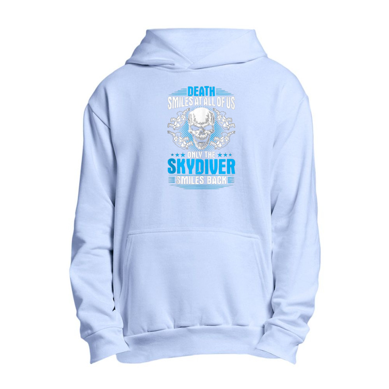 Parachuting Death Smiles At All Of Us Skydiving Skydiver Tank Top Urban Pullover Hoodie | Artistshot