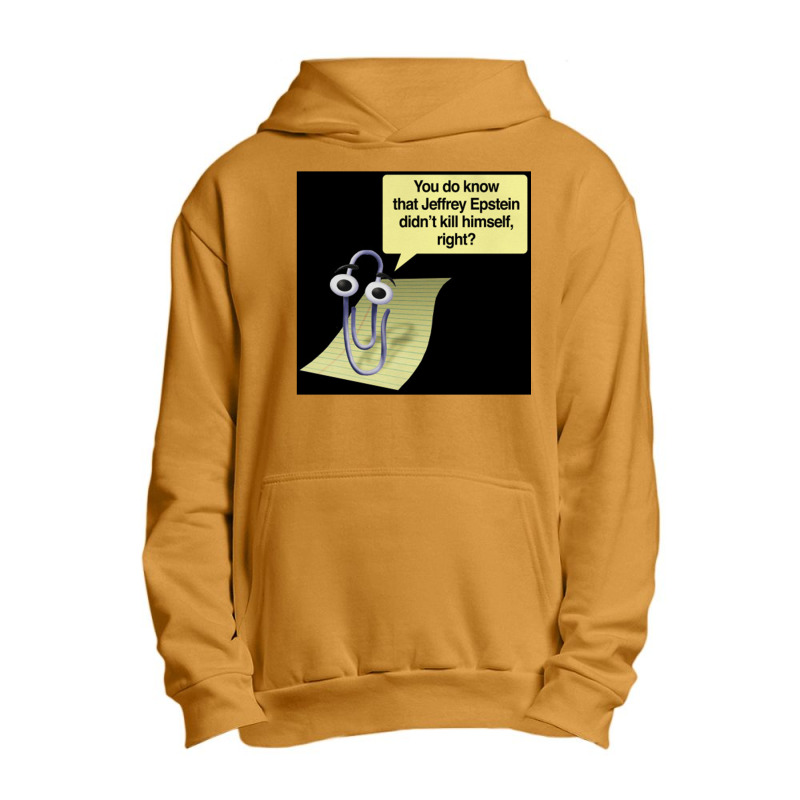 Clippy, Jeffrey Epstein Urban Pullover Hoodie | Artistshot