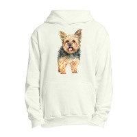 Watercolor  Yorkie Yorkshire Terrier Owners T Shirt Urban Pullover Hoodie | Artistshot