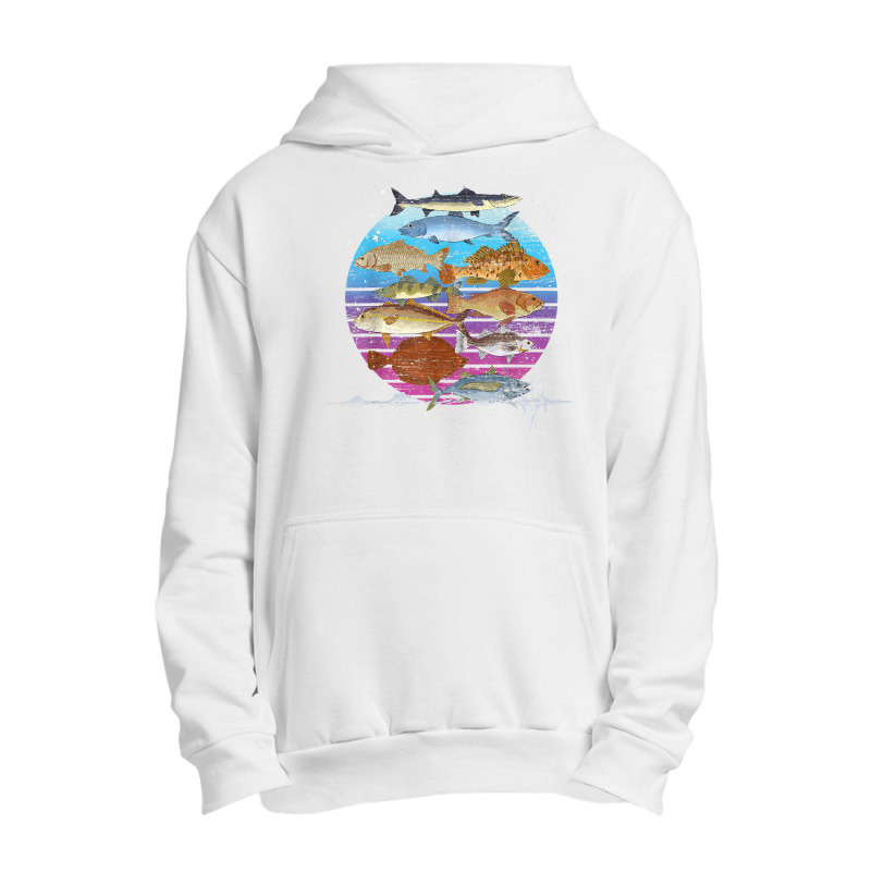 Retro Fishkeeping Underwater Fish Species Sea Animal Fish T Shirt Urban Pullover Hoodie | Artistshot