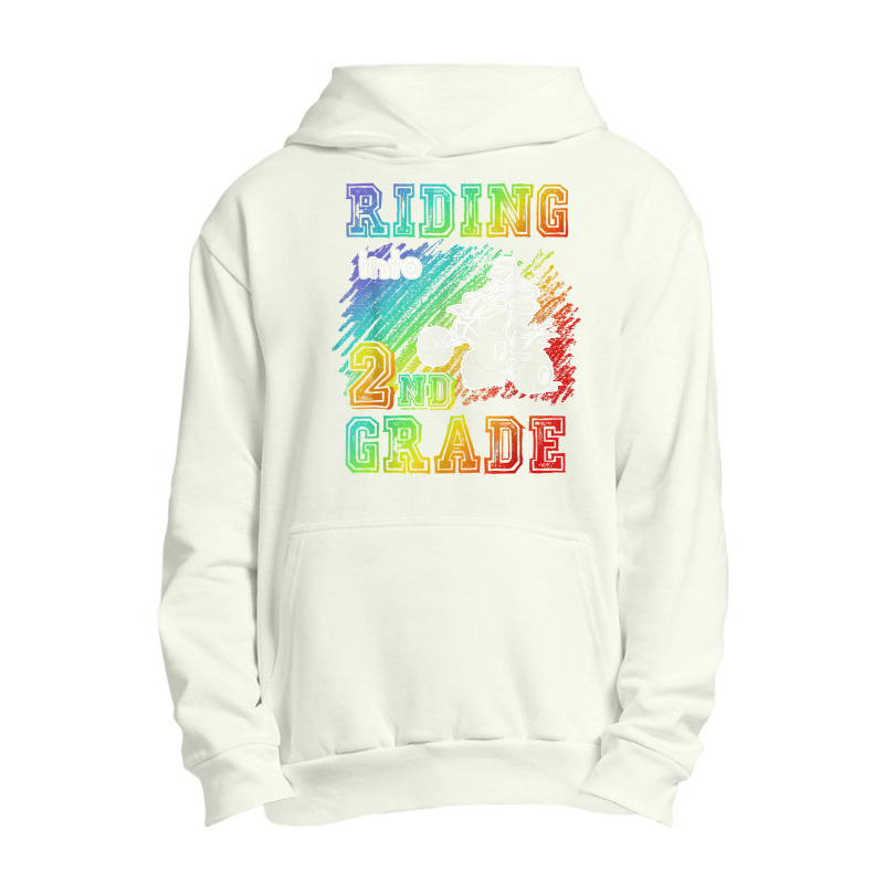 Riding Into 2nd Grade Atv Quad Rider Boy Funny T Shirt Urban Pullover Hoodie | Artistshot