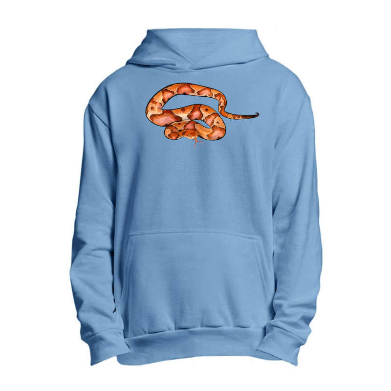 Copperhead Snake Illustrations Urban Pullover Hoodie | Artistshot