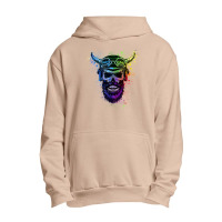 Skull With Viking Helmet Urban Pullover Hoodie | Artistshot