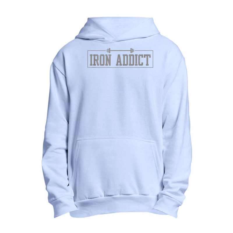 Iron Addict Gym Fitness Lifting Bodybuilder Workout Tank Top Urban Pullover Hoodie | Artistshot