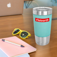 Flat Earth Shill Box Funny Parody T Shirt Leatherette Tumbler | Artistshot