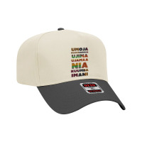 Kwanzaa Principles Kente Adjustable Baseball Cap | Artistshot