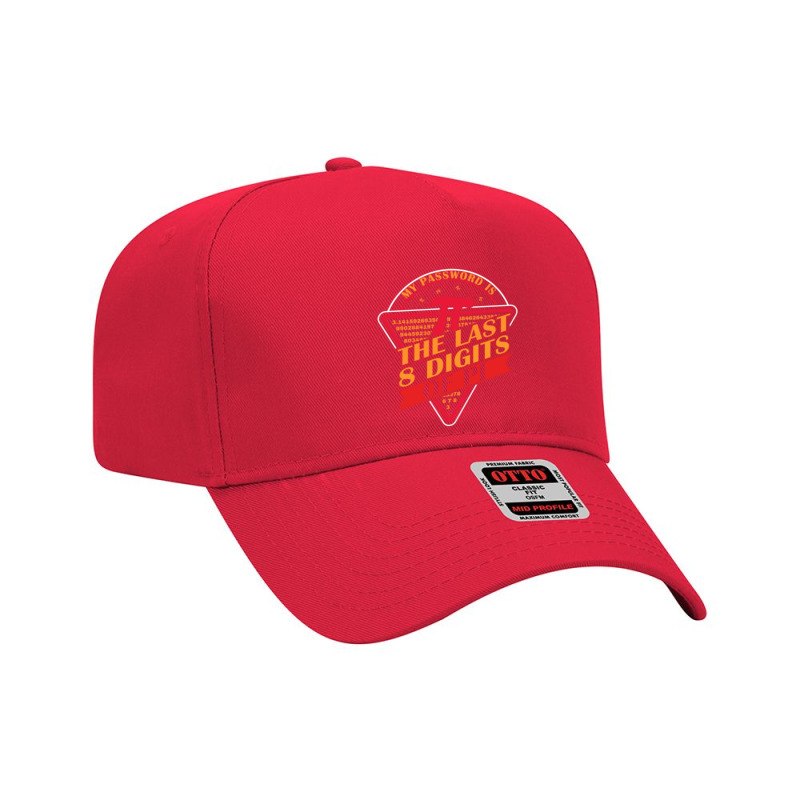 My Password Is The Last 8 Digits Of Pi Adjustable Baseball Cap by Dragon2020 | Artistshot