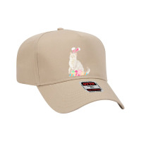 Easter Day T  Shirt Easter Cat American Shorthair With Bunny Ears & Eg Adjustable Baseball Cap | Artistshot