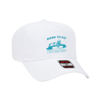 Born To Die Retro Style Aesthetic Original Nihilism Design Adjustable Baseball Cap | Artistshot