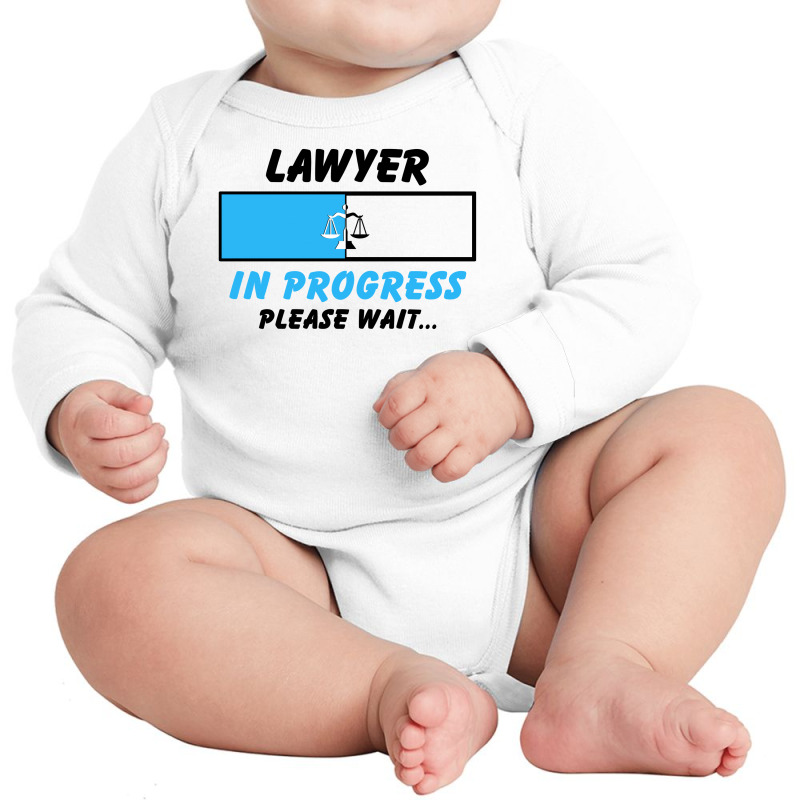 Lawyer In Progress For Light Long Sleeve Baby Bodysuit by autlu2024 | Artistshot