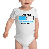 Lawyer In Progress For Light Baby Bodysuit | Artistshot