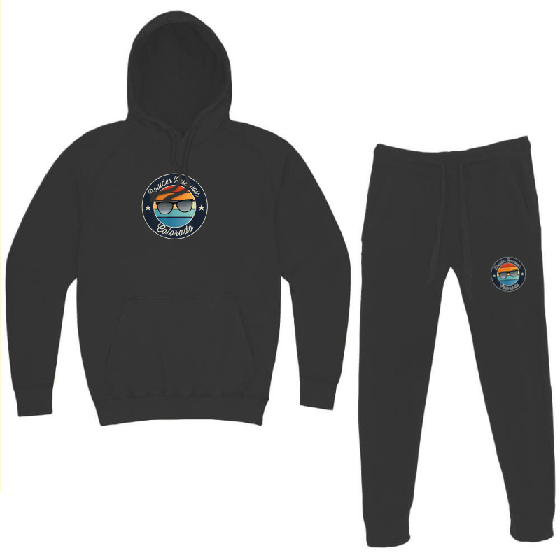 Boulder Reservoir   Colorado Souvenir Hoodie & Jogger Set | Artistshot