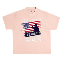 I Wear Red On Friday Remember Deployed American Flag Retro T Shirt Urban Heavy T-shirt | Artistshot