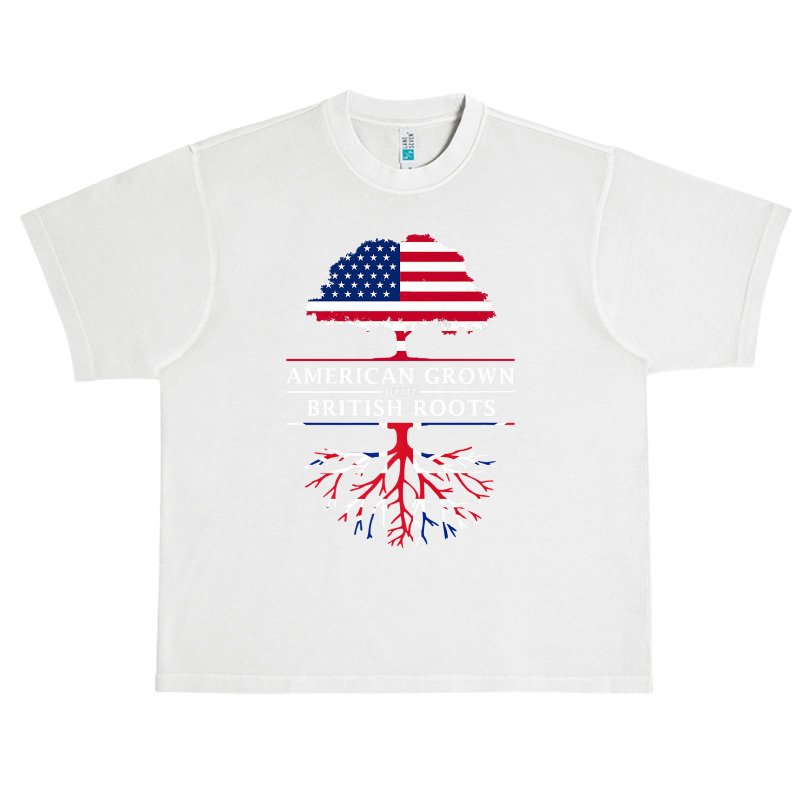 American Grown British Roots   Britain Union Jack T Shirt Urban Heavy T-shirt | Artistshot