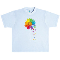 Womens Choose Kind Autism Awareness Rainbow Sunflower Warrior Gifts V Urban Heavy T-shirt | Artistshot