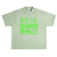 Engineer Definition Gift, It Compuper Skills Multitasking Urban Heavy T-shirt | Artistshot