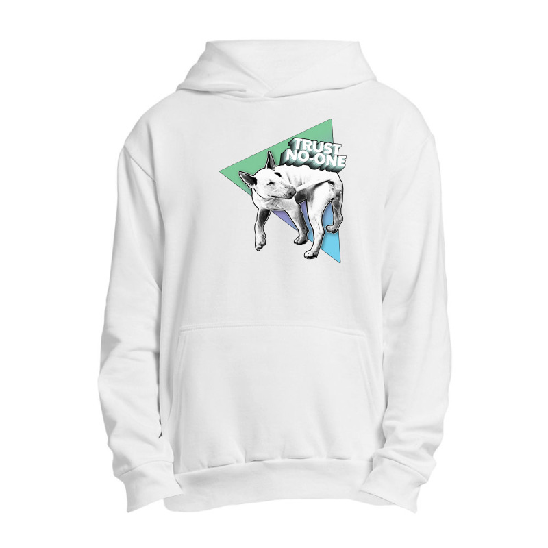 Trust No One Nihilist Dog Design Urban Pullover Hoodie by oragumun | Artistshot