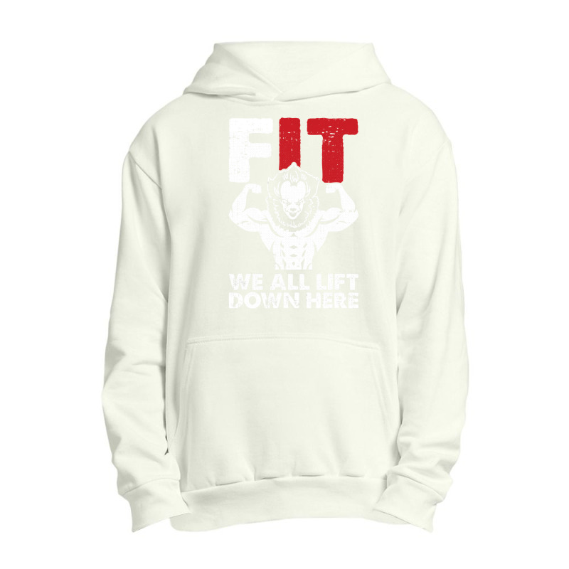 We All Lift Down Here Lazy Halloween Costume Funny Fitness Urban Pullover Hoodie | Artistshot