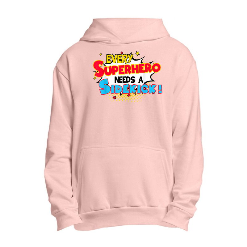 Kids Every Superhero Needs A Sidekick Brother Sister T Shirt Urban Pullover Hoodie by norhannuchols | Artistshot