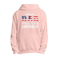 Regular Dad Trying Not To Raise Liberals Usa Flag Urban Pullover Hoodie | Artistshot